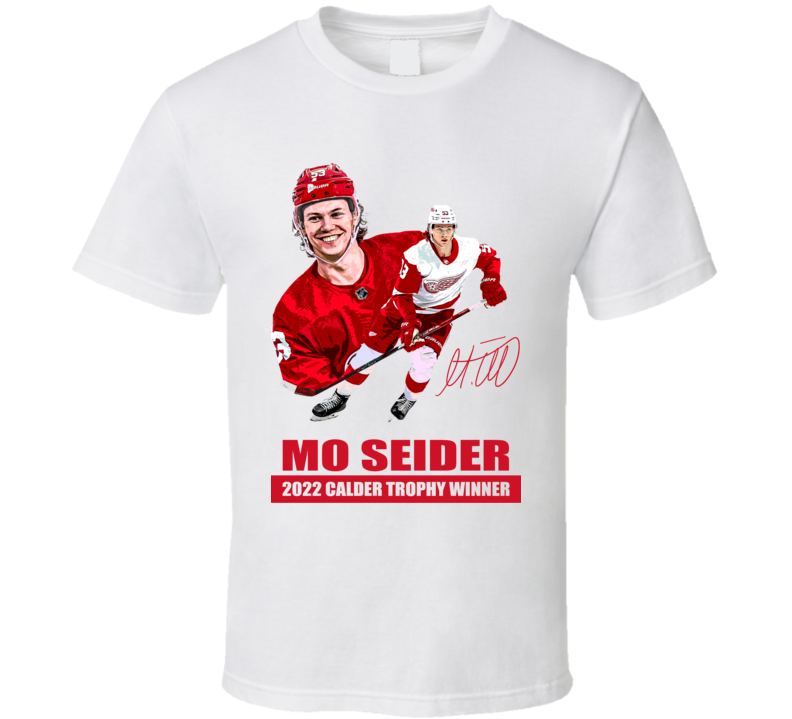 Mo Seider 2022 Calder Trophy Winner T Shirt Mo Seider 2022 Calder Trophy Winner T Shirt