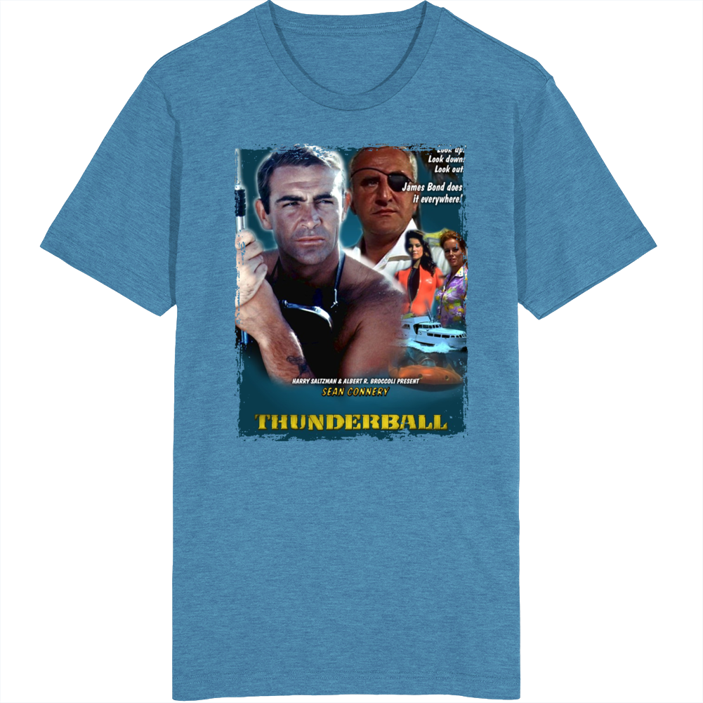Thunderball 007 Connery Movie T Shirt Thunderball 007 Connery Movie T Shirt