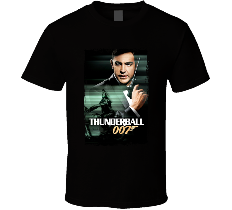 Thunderball 007 Sean Connery Movie T Shirt Thunderball 007 Sean Connery Movie T Shirt