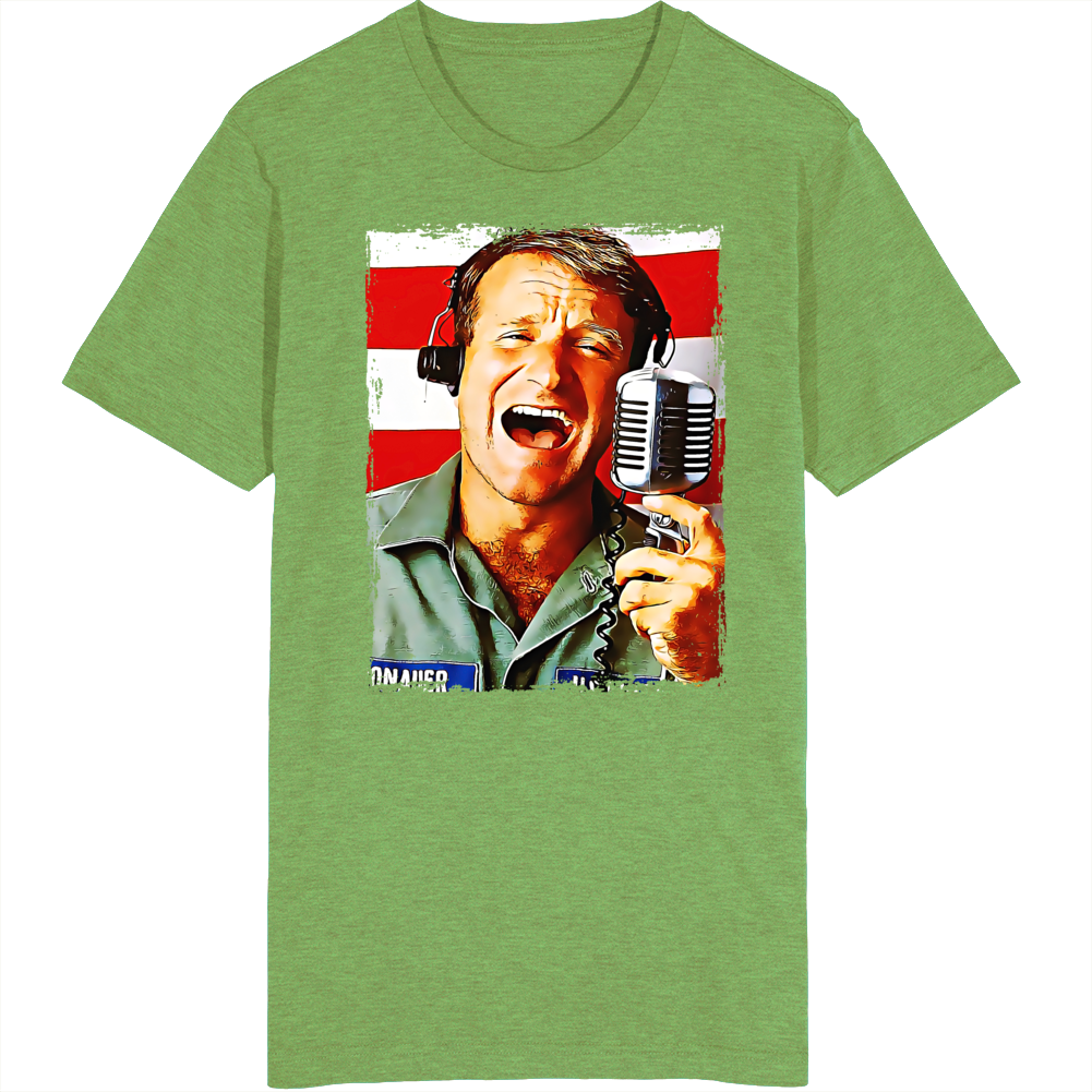 Robin Williams Good Morning Vietnam Movie T Shirt Robin Williams Good Morning Vietnam Movie T Shirt