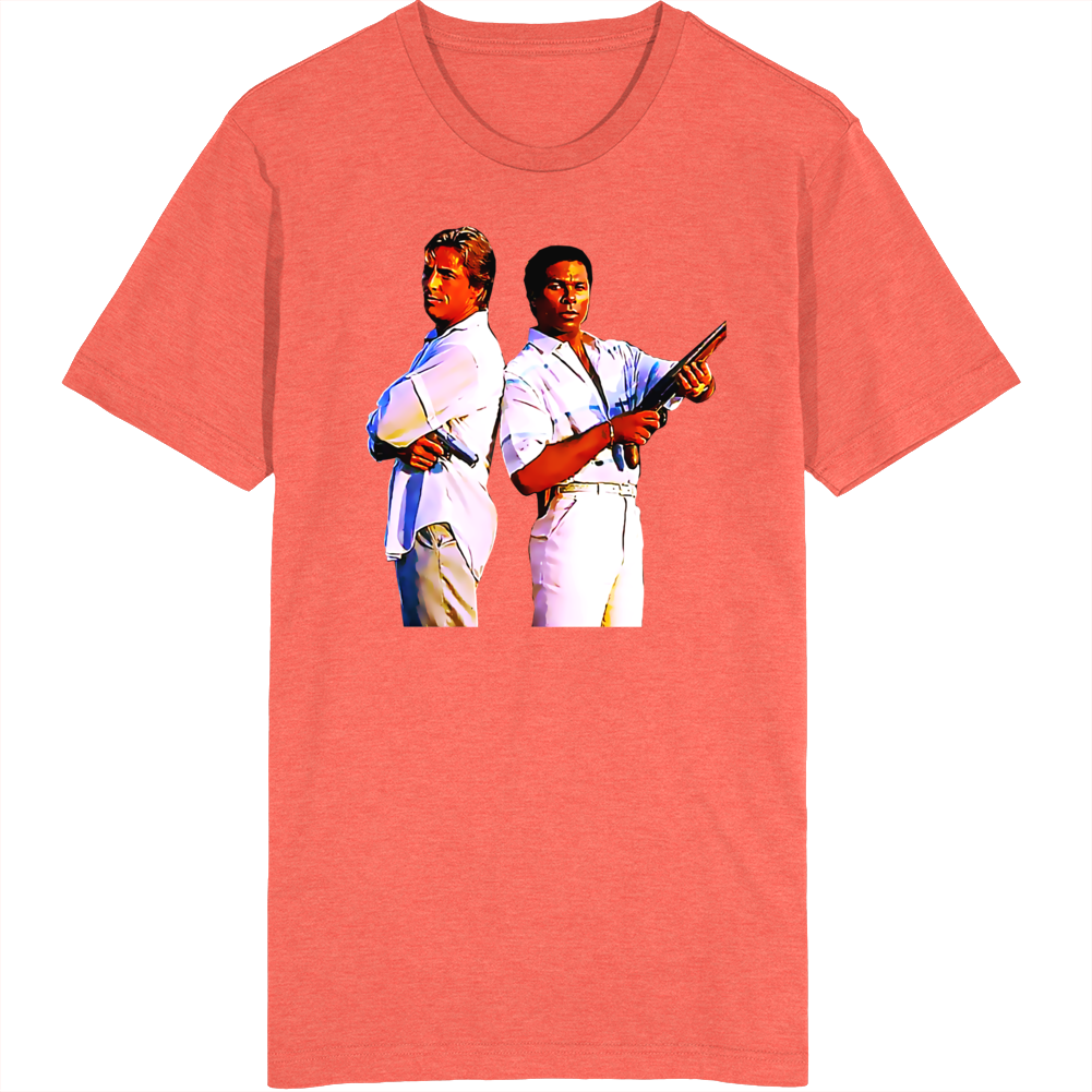 Miami Vice Crockett And Tubbs Tv Series T Shirt Miami Vice Crockett And Tubbs Tv Series T Shirt