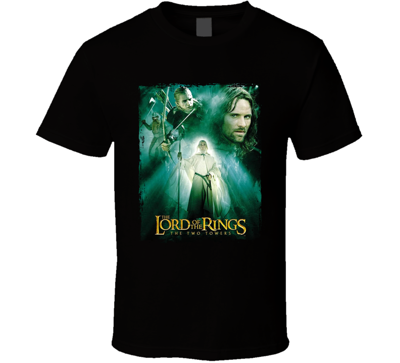 The Lord Of The Rings The Two Towers Viggo Mortenson Movie T Shirt The Lord Of The Rings The Two Towers Viggo Mortenson Movie T Shirt