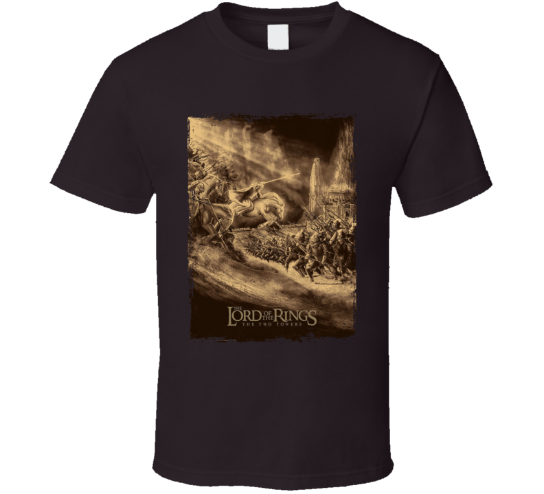 The Lord Of The Rings The Two Towers Movie T Shirt The Lord Of The Rings The Two Towers Movie T Shirt