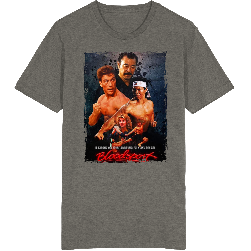 Bloodsport Van Damme Movie T Shirt Bloodsport Van Damme Movie T Shirt