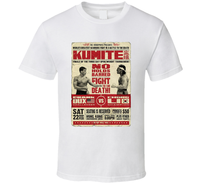 Bloodsport Kumite Fight T Shirt Bloodsport Kumite Fight T Shirt