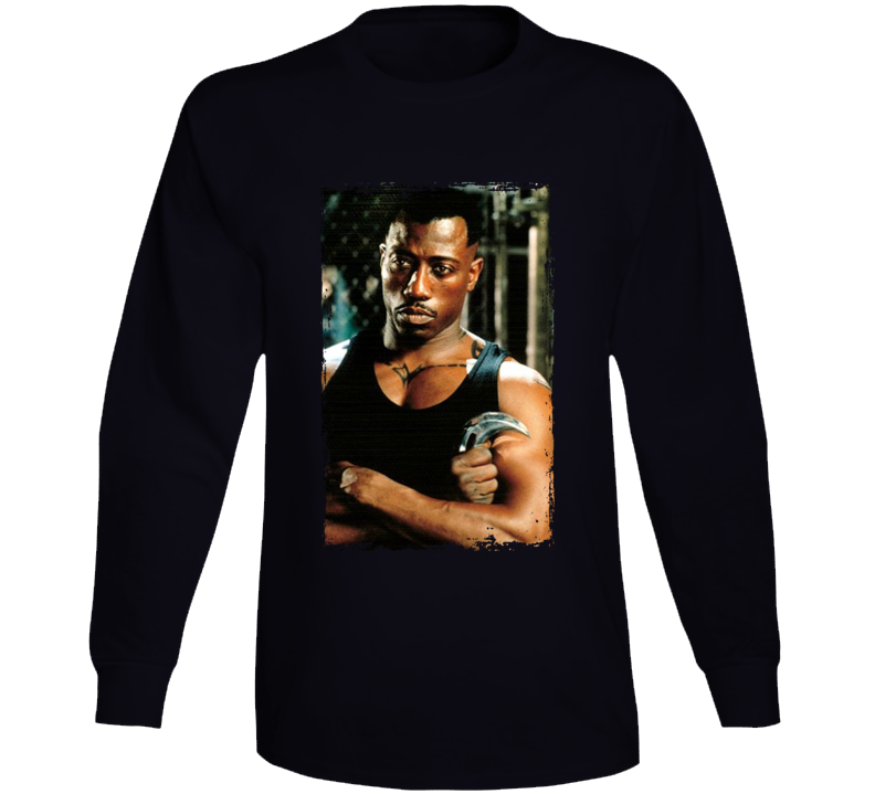 Blade Wesley Snipes Movie Long Sleeve T Shirt Blade Wesley Snipes Movie Long Sleeve T Shirt