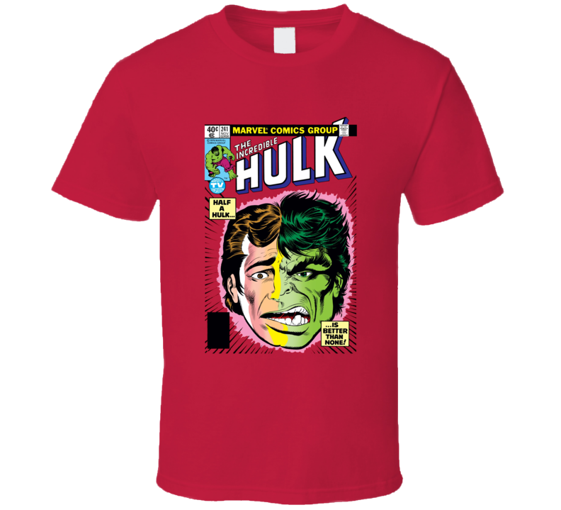 The Incredible Hulk Comic Issue 241 T Shirt The Incredible Hulk Comic Issue 241 T Shirt