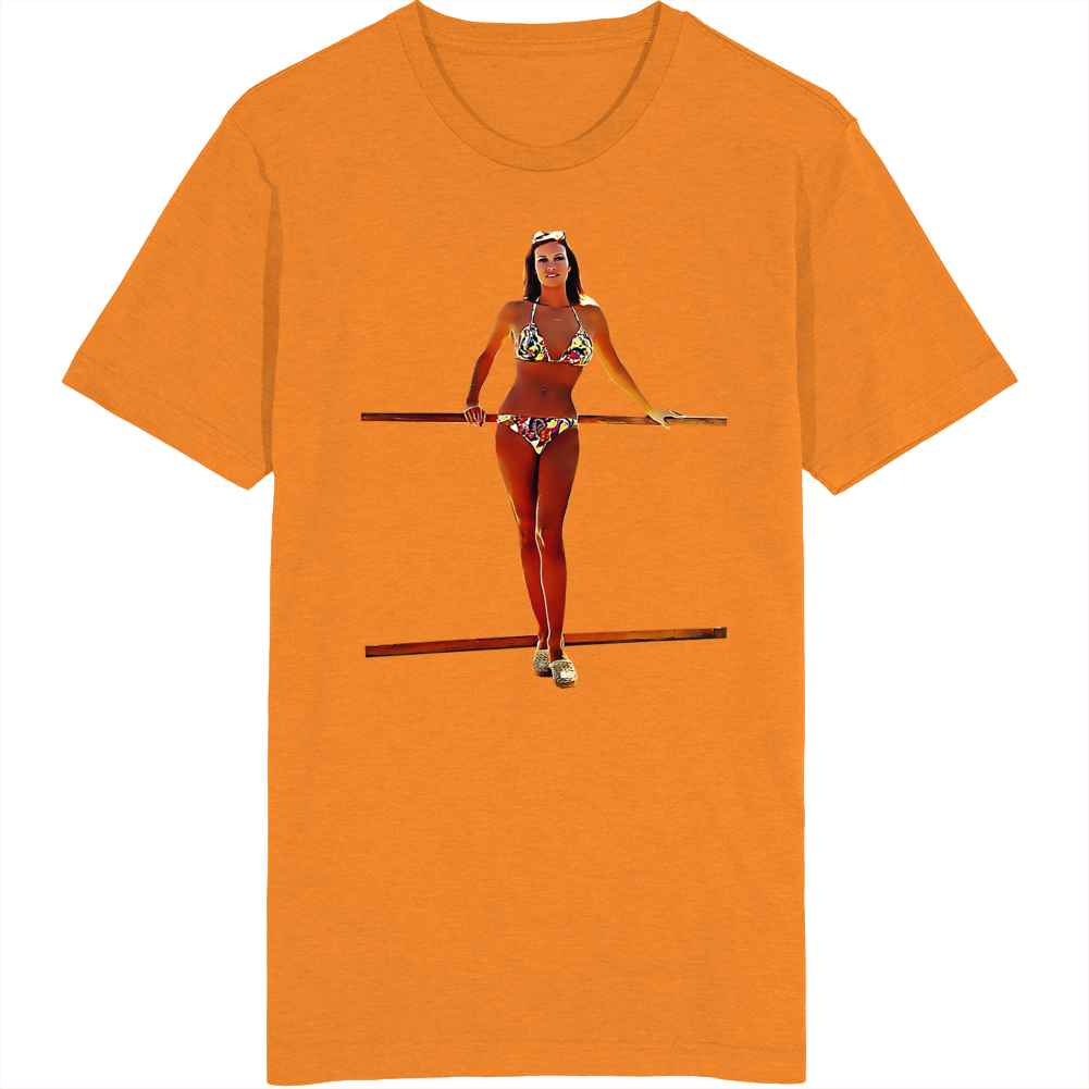 Raquel Welch Bikini Pin Up Girl T Shirt Raquel Welch Bikini Pin Up Girl T Shirt