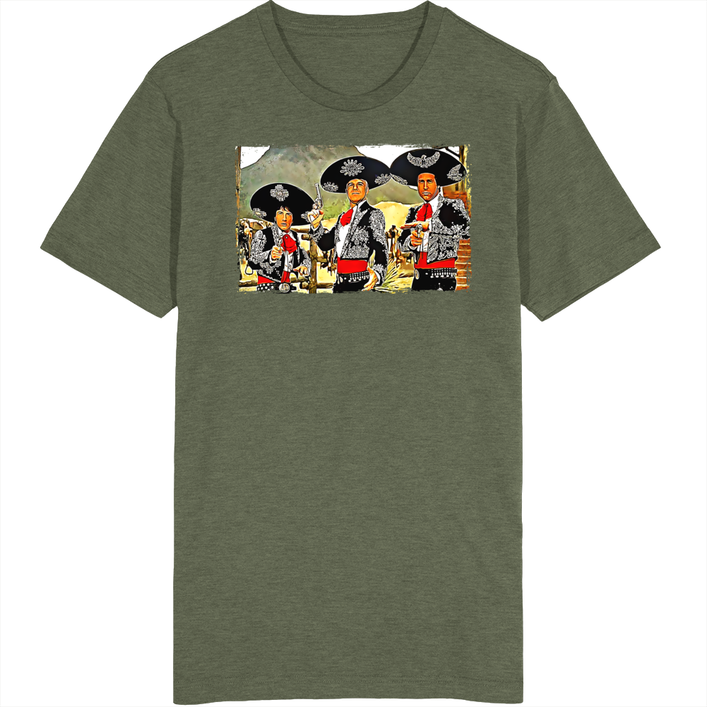 Three Amigos Chevy Chase Martin Short Steve Martin Movie T Shirt Three Amigos Chevy Chase Martin Short Steve Martin Movie T Shirt