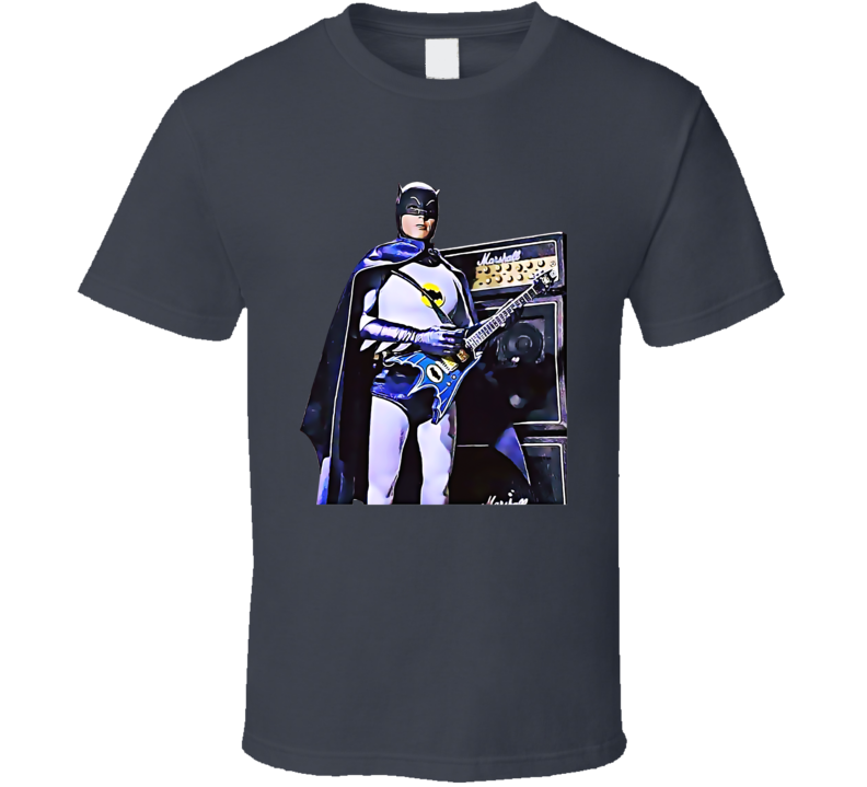 Batman Playing Guitar Adam West T Shirt Batman Playing Guitar Adam West T Shirt
