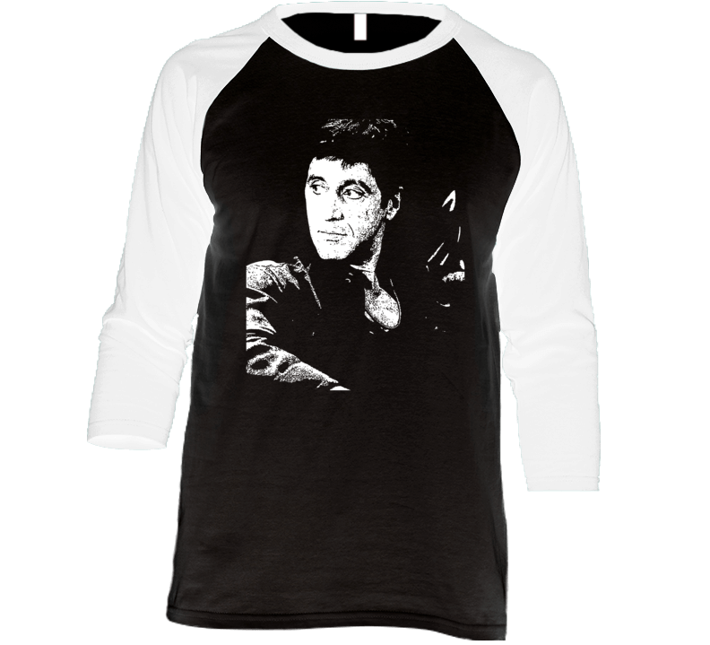 Scarface Tony Montana Raglan T Shirt Scarface Tony Montana Raglan T Shirt