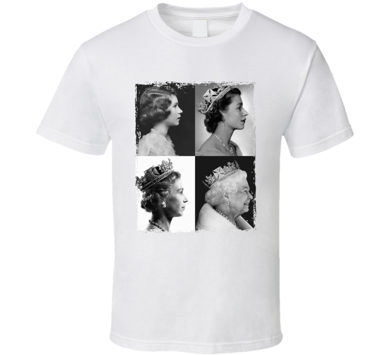 Queen Elizabeth Ii Through The Years T Shirt Queen Elizabeth Ii Through The Years T Shirt