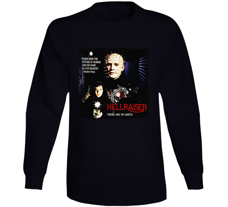 Hellraiser There Are No Limits Movie Long Sleeve T Shirt Hellraiser There Are No Limits Movie Long Sleeve T Shirt