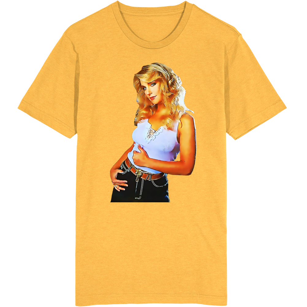Heather Thomas Fall Guy Actress T Shirt Heather Thomas Fall Guy Actress T Shirt