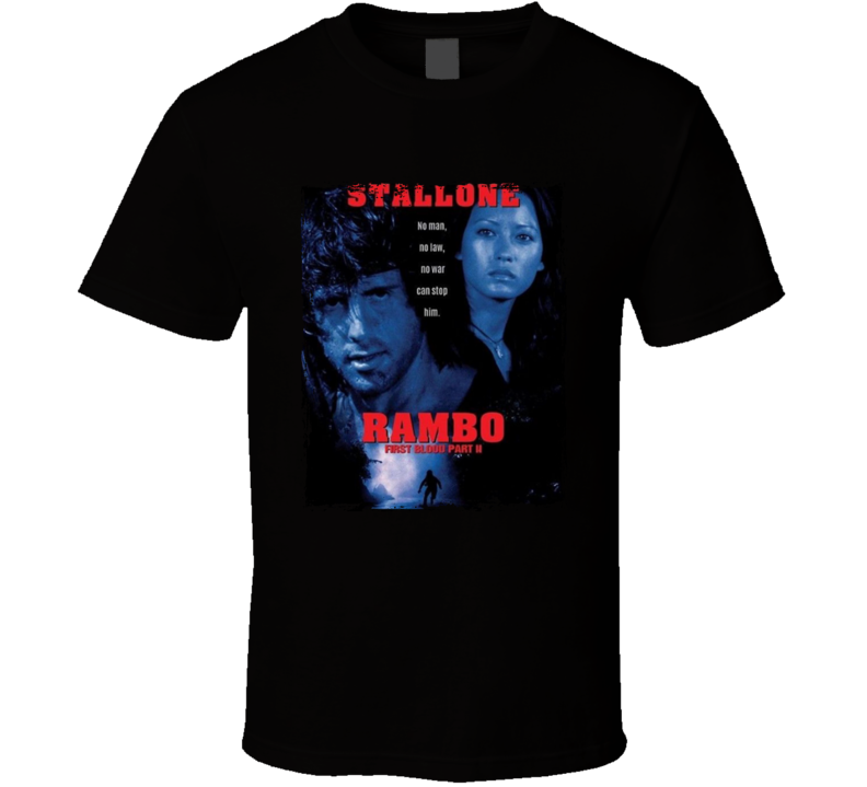 Rambo First Blood Part Ii Movie T Shirt Rambo First Blood Part Ii Movie T Shirt