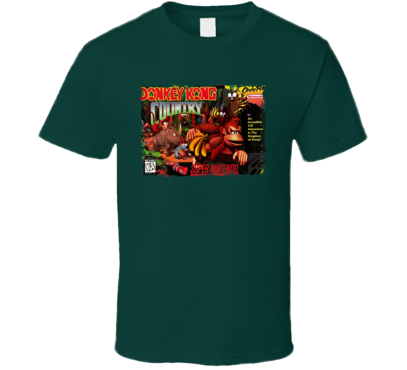 Donkey Kong Country Video Game T Shirt Donkey Kong Country Video Game T Shirt