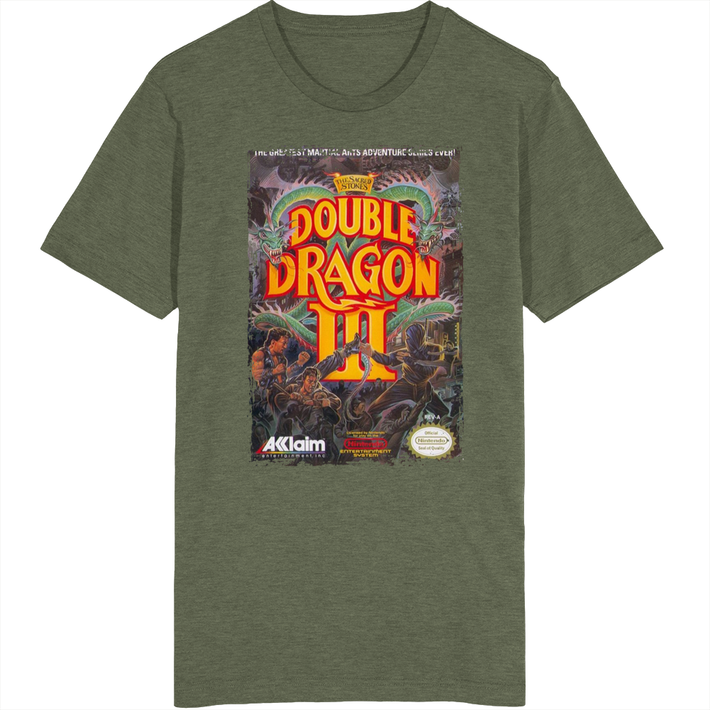 Double Dragon Iii Video Game T Shirt Double Dragon Iii Video Game T Shirt
