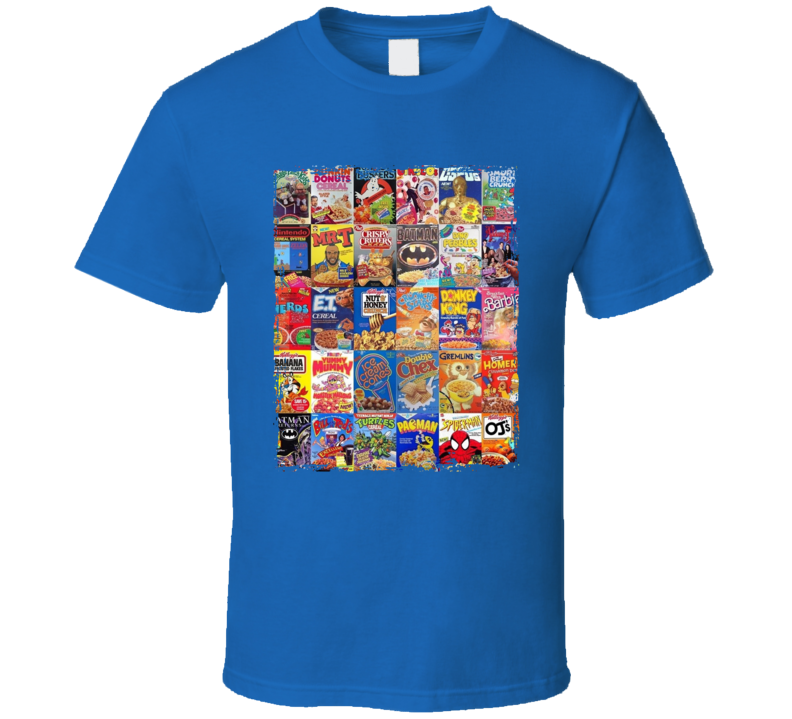 Breakfast Cereals From The 80s T Shirt Breakfast Cereals From The 80s T Shirt