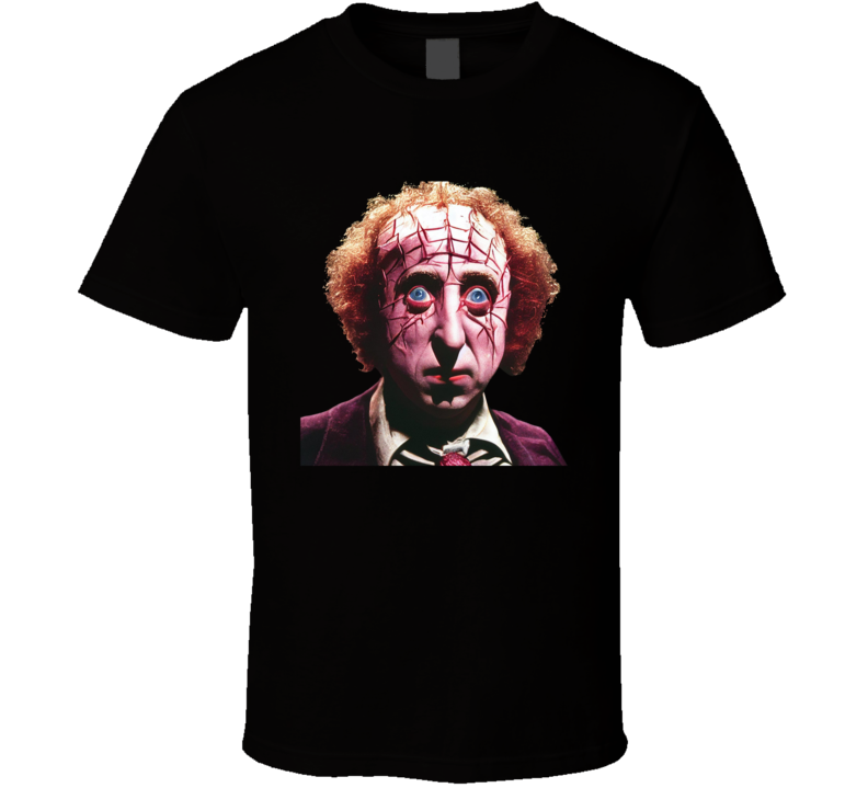 Willie Wonka Pinhead Mashup T Shirt Willie Wonka Pinhead Mashup T Shirt