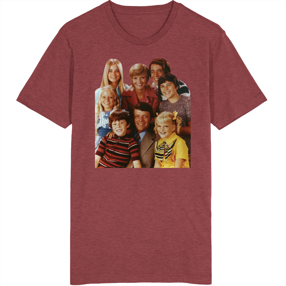 The Brady Bunch Cast Photo T Shirt The Brady Bunch Cast Photo T Shirt