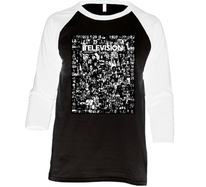 Television History Raglan T Shirt Television History Raglan T Shirt