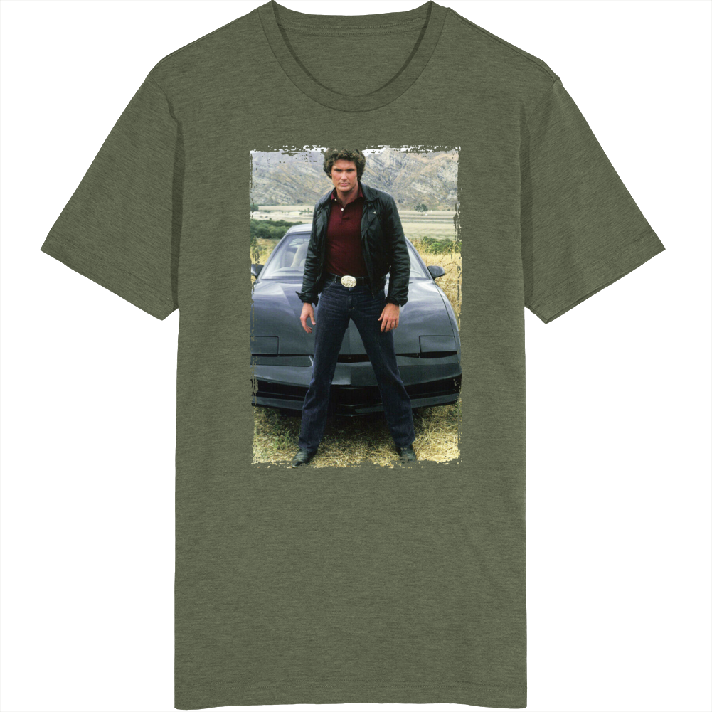 Knight Rider David Hasselhoff 80s Tv Series T Shirt Knight Rider David Hasselhoff 80s Tv Series T Shirt