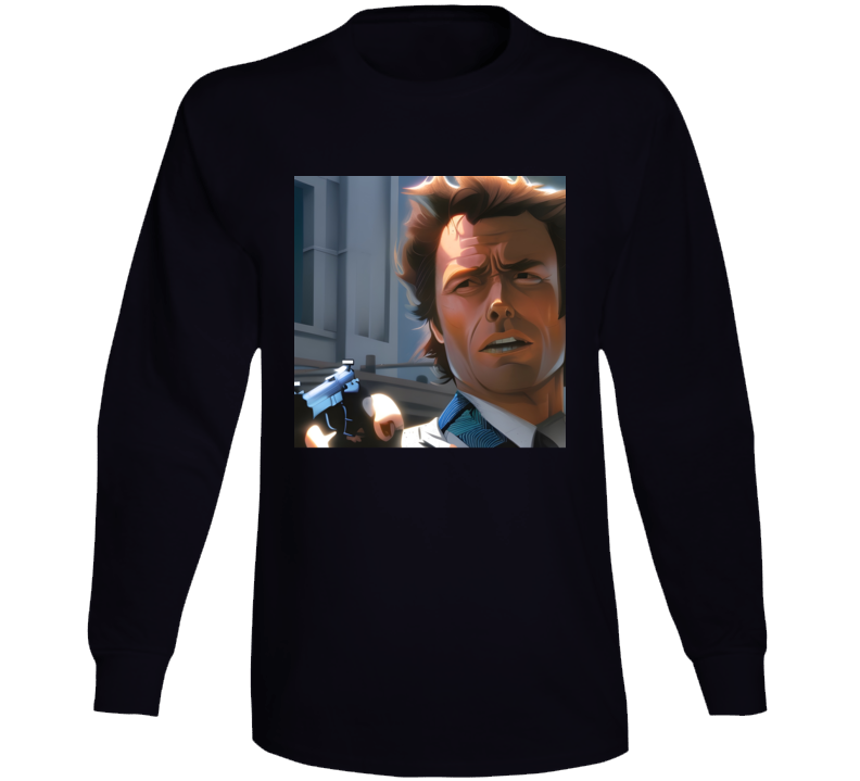 Make My Day Dirty Harry Long Sleeve T Shirt Make My Day Dirty Harry Long Sleeve T Shirt