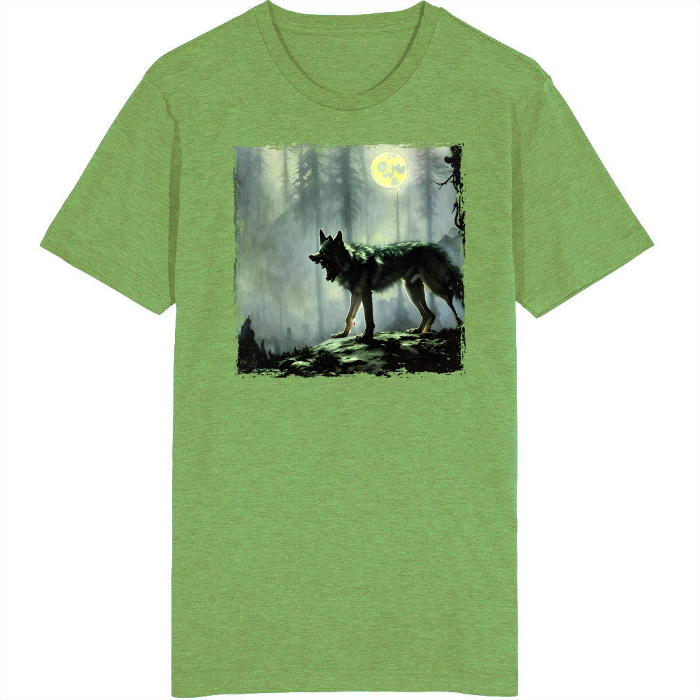 Werewolf Howling At The Moon T Shirt Werewolf Howling At The Moon T Shirt