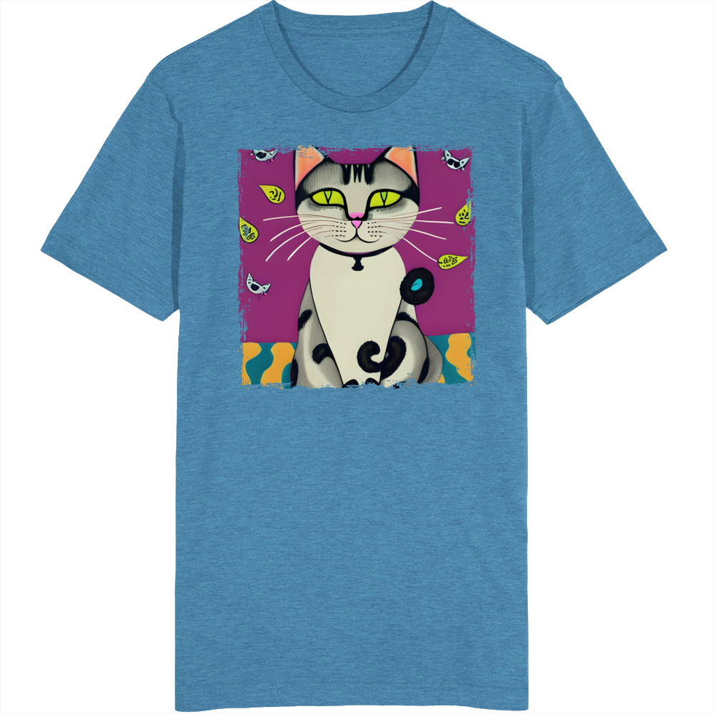 Cat Sitting Pretty T Shirt Cat Sitting Pretty T Shirt