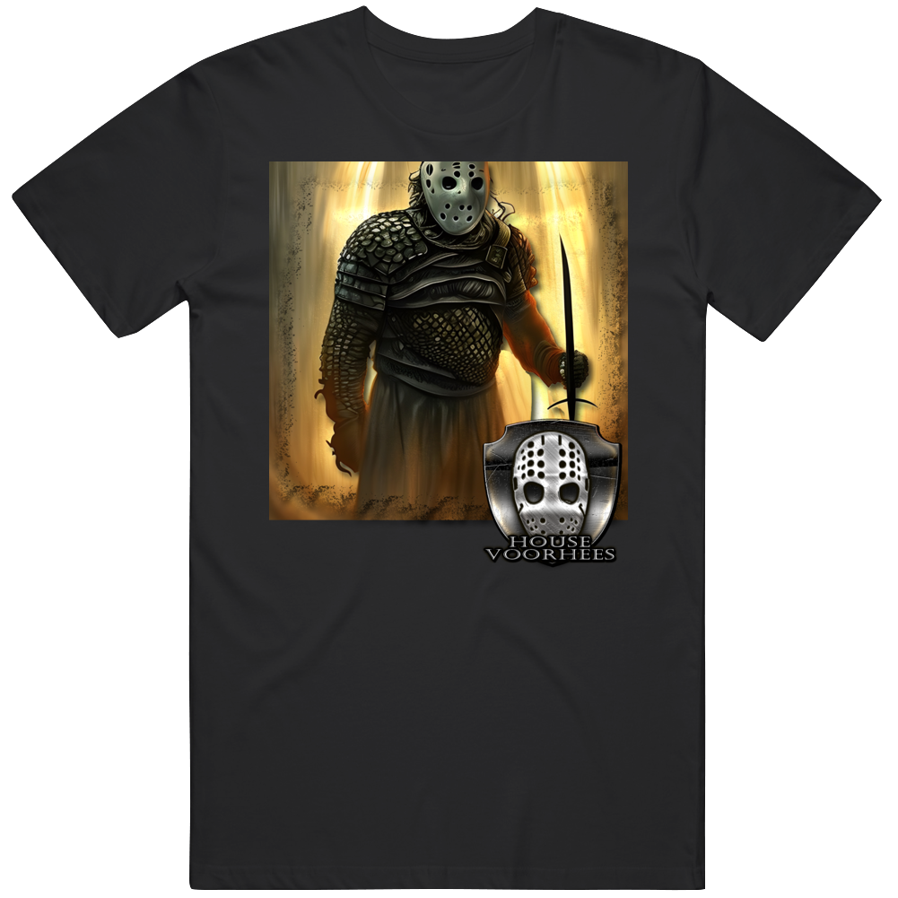 House Voorhees Game Of Thrones Got Parody Mash Up Fan Art T Shirt House Voorhees Game Of Thrones Got Parody Mash Up Fan Art T Shirt