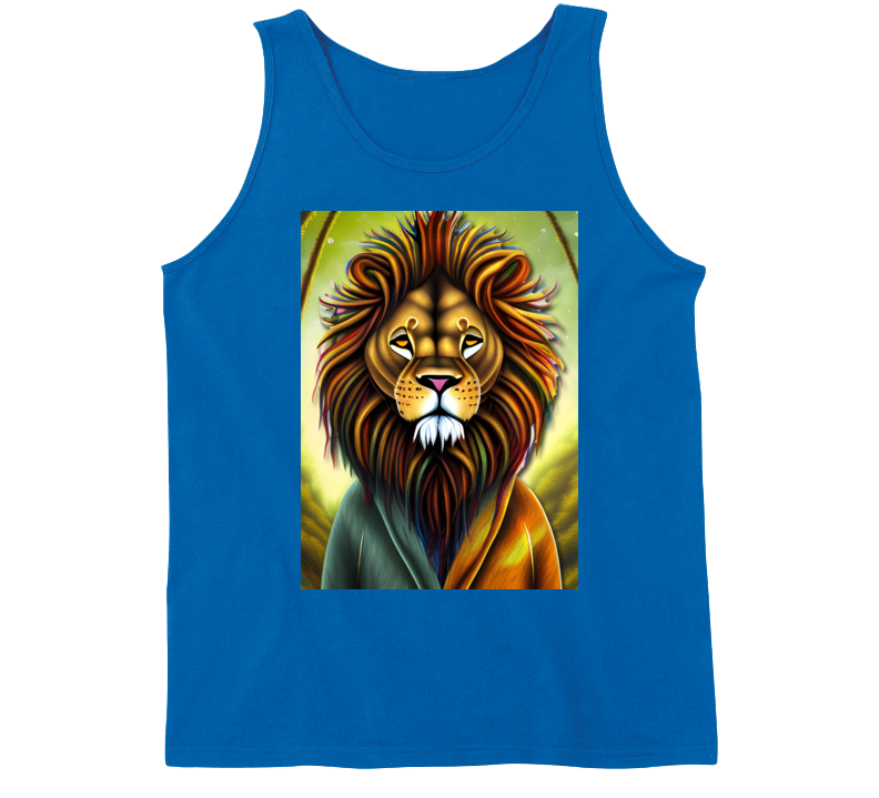 Day Off Lion In A Robe Housecoat Parody Tanktop Day Off Lion In A Robe Housecoat Parody Tanktop