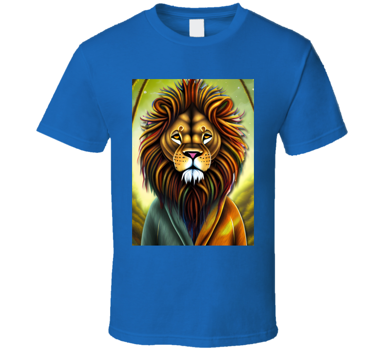 Day Off Lion In A Robe Housecoat Parody T Shirt Day Off Lion In A Robe Housecoat Parody T Shirt