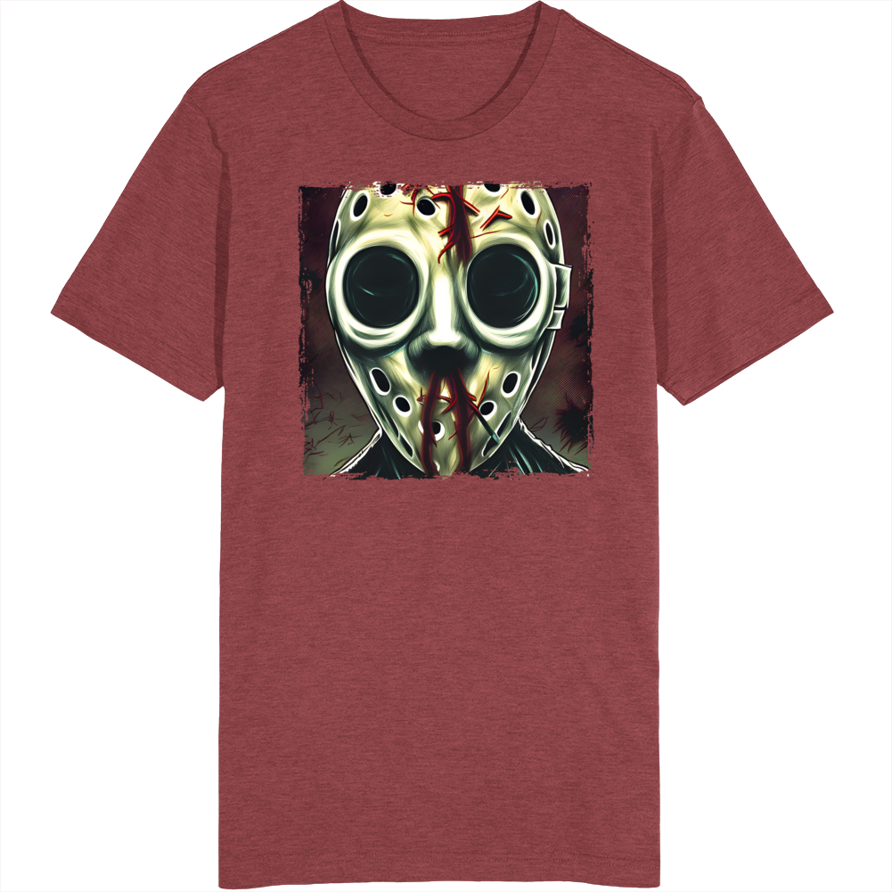 Jason Voorhees Friday The 13th Art Fantasy Fan T Shirt Jason Voorhees Friday The 13th Art Fantasy Fan T Shirt