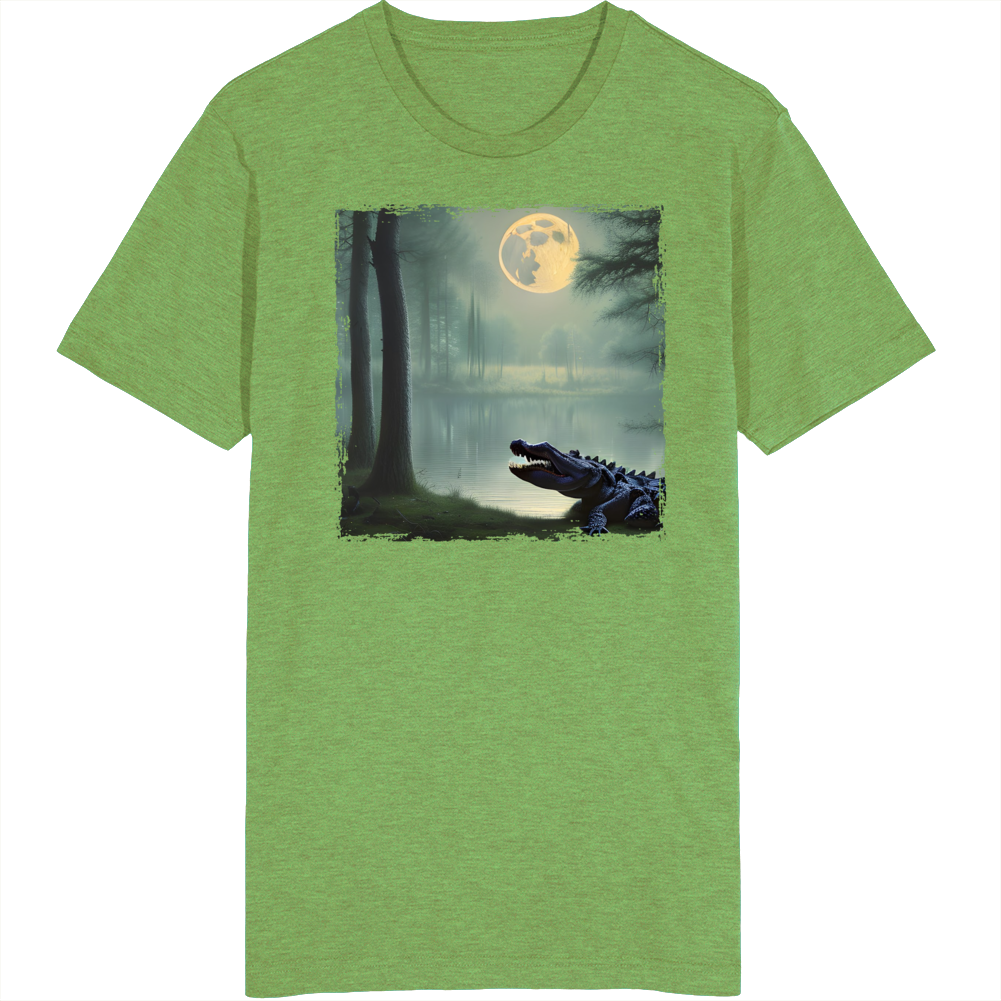 Alligator Moon Swamp Dream T Shirt Alligator Moon Swamp Dream T Shirt