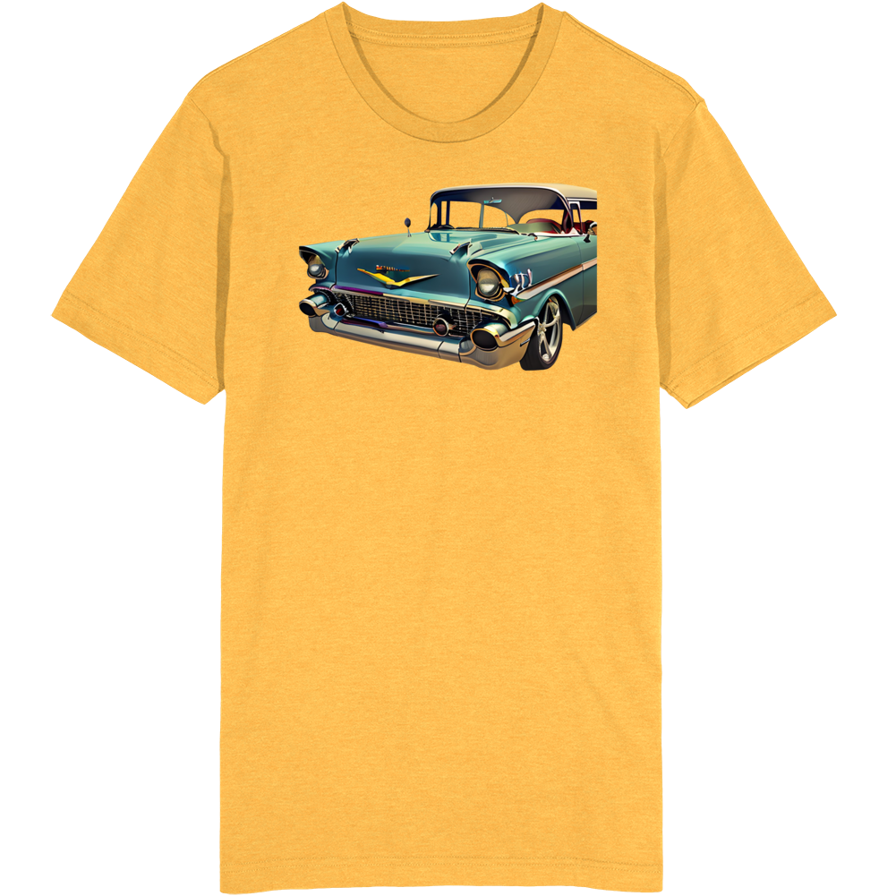1957 Bel Air Classic Retro Beauty Car T Shirt 1957 Bel Air Classic Retro Beauty Car T Shirt