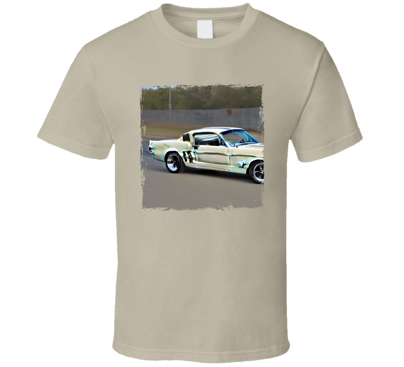 1965 Ford Mustang Art T Shirt 1965 Ford Mustang Art T Shirt