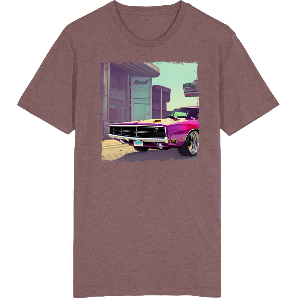 1970 Dodge Charger Art T Shirt 1970 Dodge Charger Art T Shirt