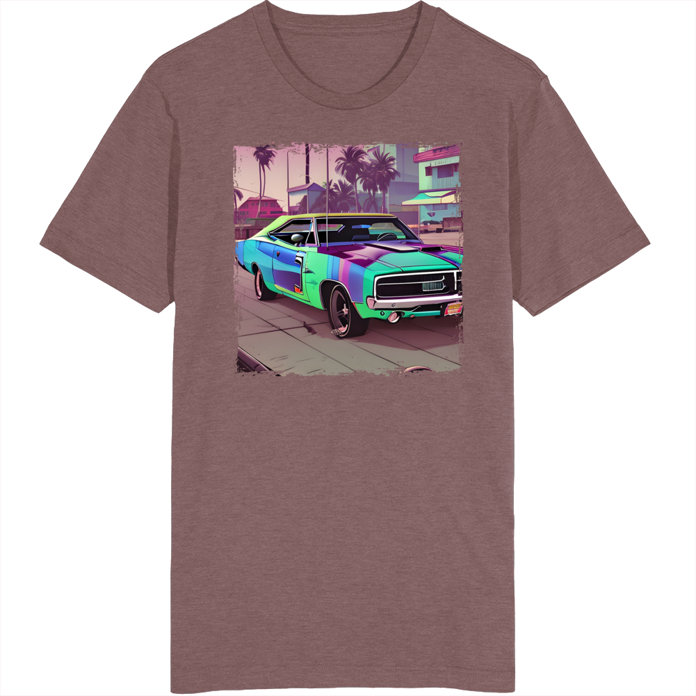 1970 Dodge Charger Art Car T Shirt 1970 Dodge Charger Art Car T Shirt