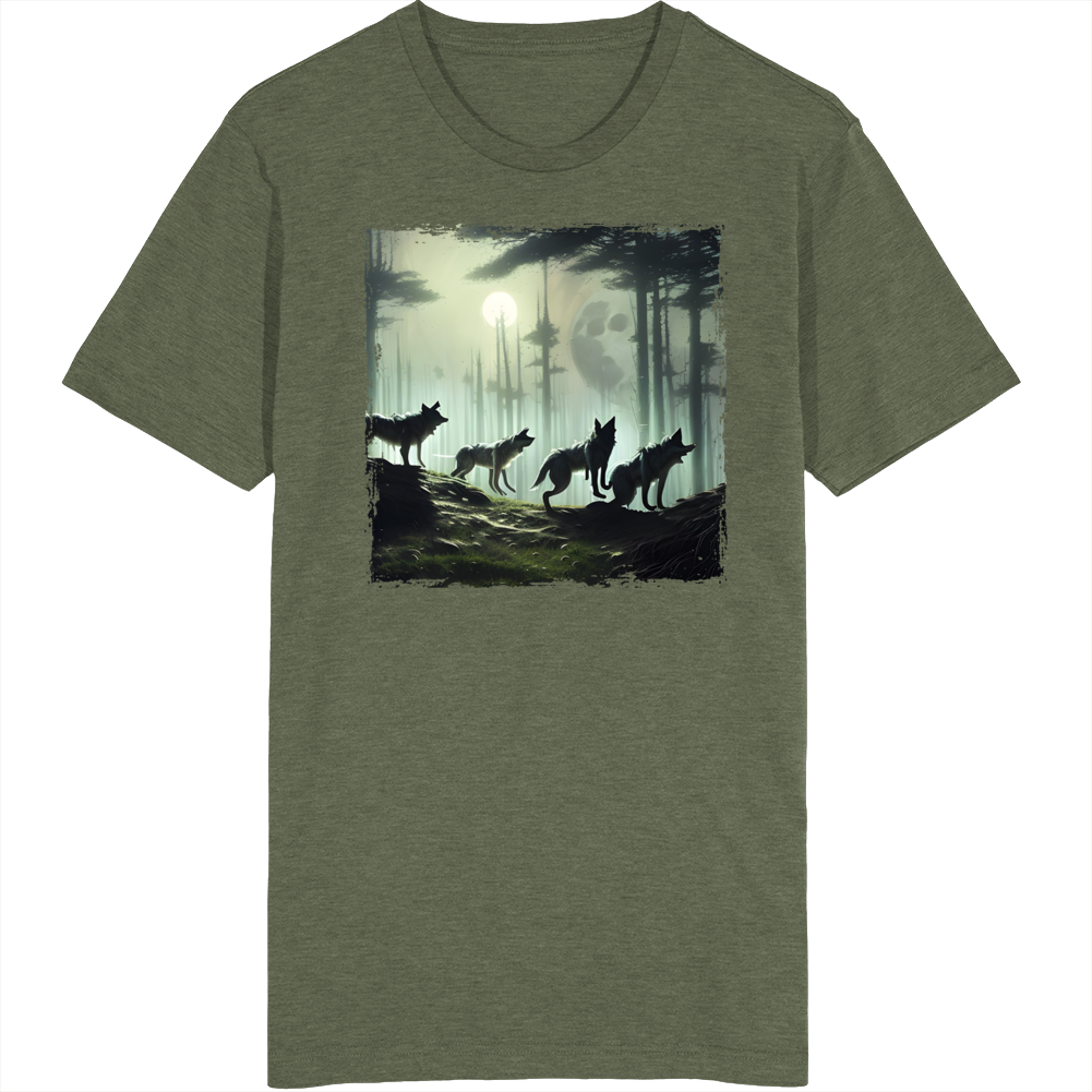 Wolf Pack In The Forest T Shirt Wolf Pack In The Forest T Shirt