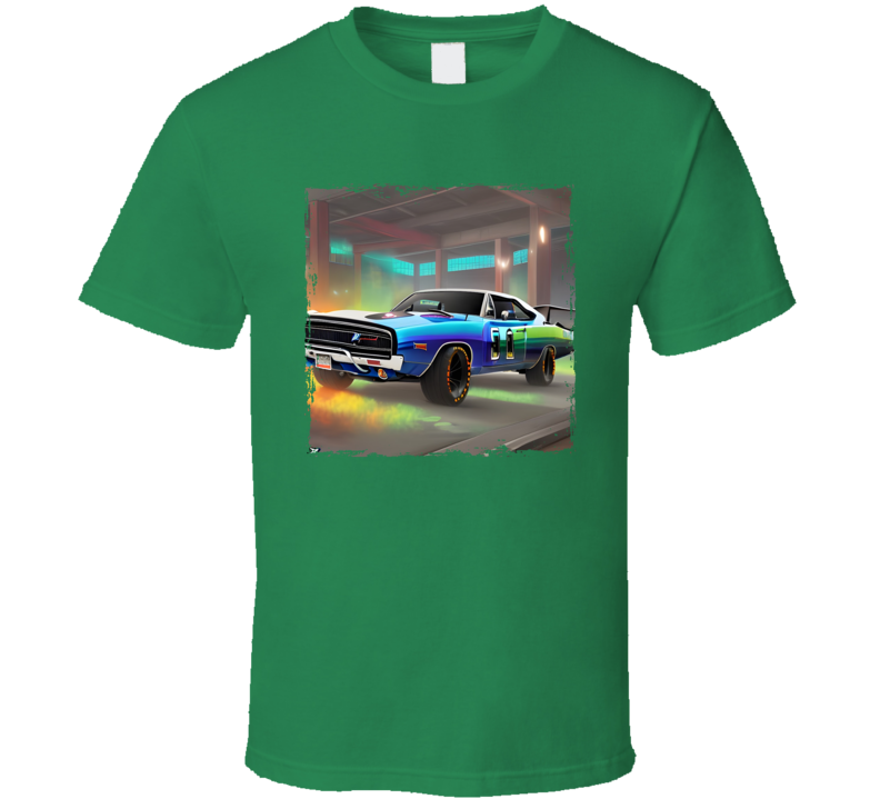 1970 Charger Art T Shirt 1970 Charger Art T Shirt