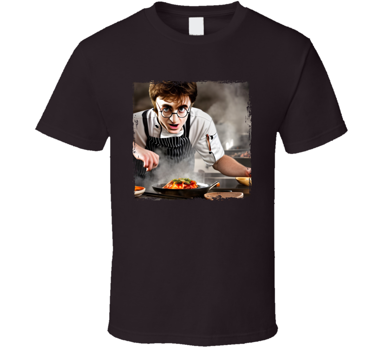 Chef Harry Potter In Kitchen Cooking Funny Parody T Shirt Chef Harry Potter In Kitchen Cooking Funny Parody T Shirt