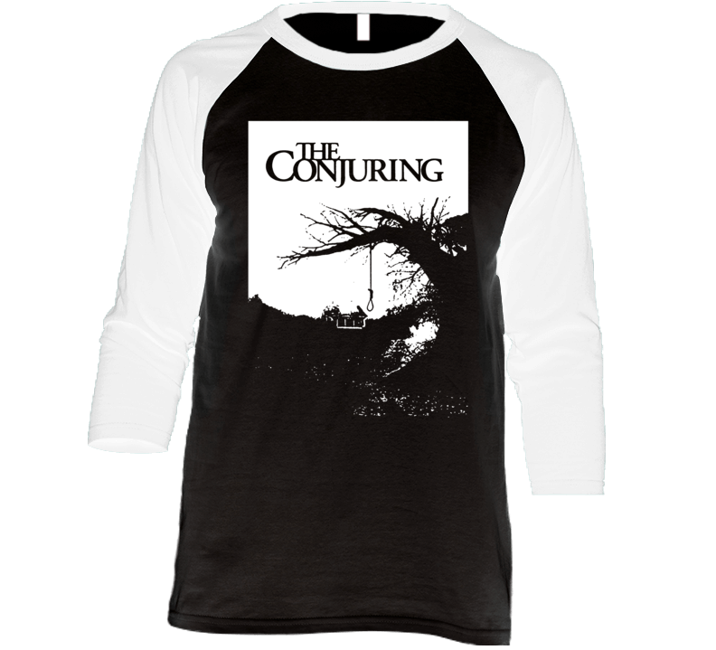 The Conjuring Movie Raglan T Shirt The Conjuring Movie Raglan T Shirt