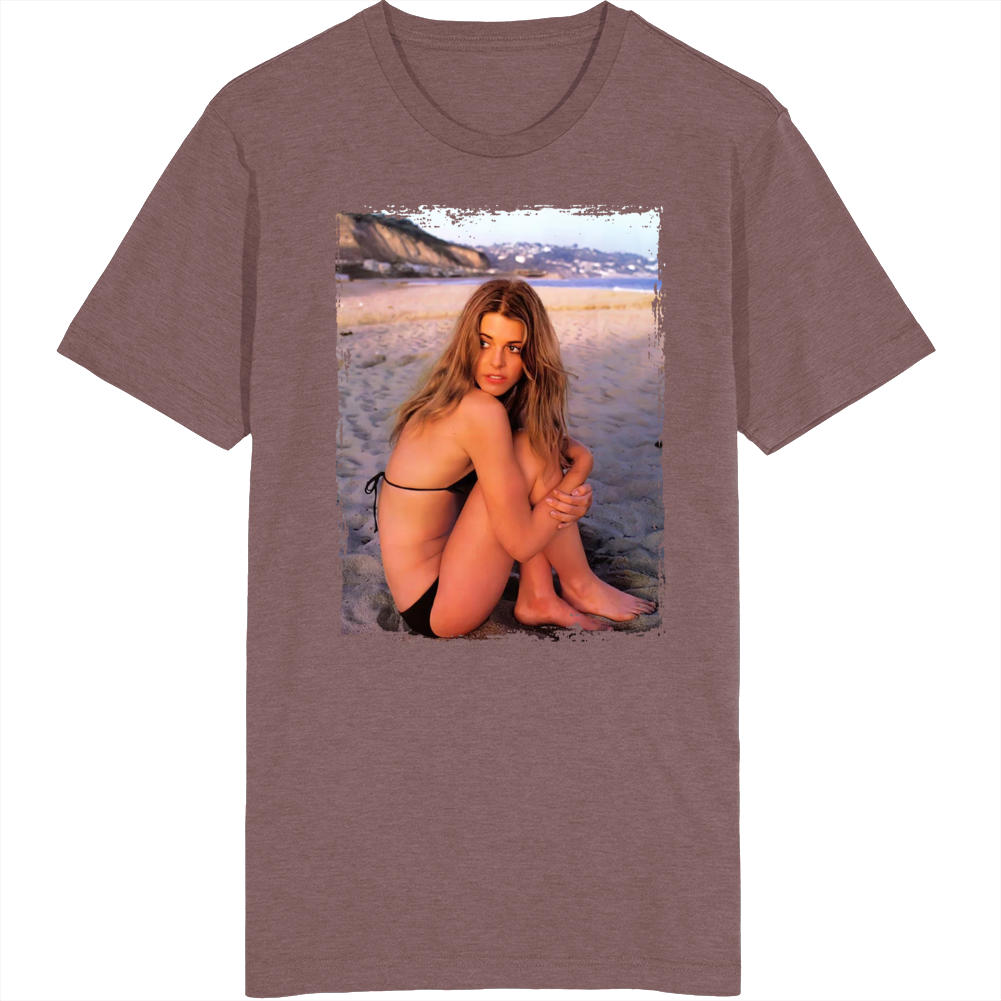 Lindsay Wagner At The Beach T Shirt Lindsay Wagner At The Beach T Shirt
