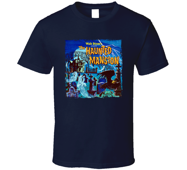 The Haunted Mansion Read Along Book And Record T Shirt The Haunted Mansion Read Along Book And Record T Shirt