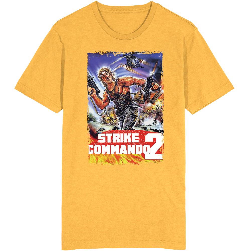 Strike Commando 2 80s Action Movie T Shirt Strike Commando 2 80s Action Movie T Shirt