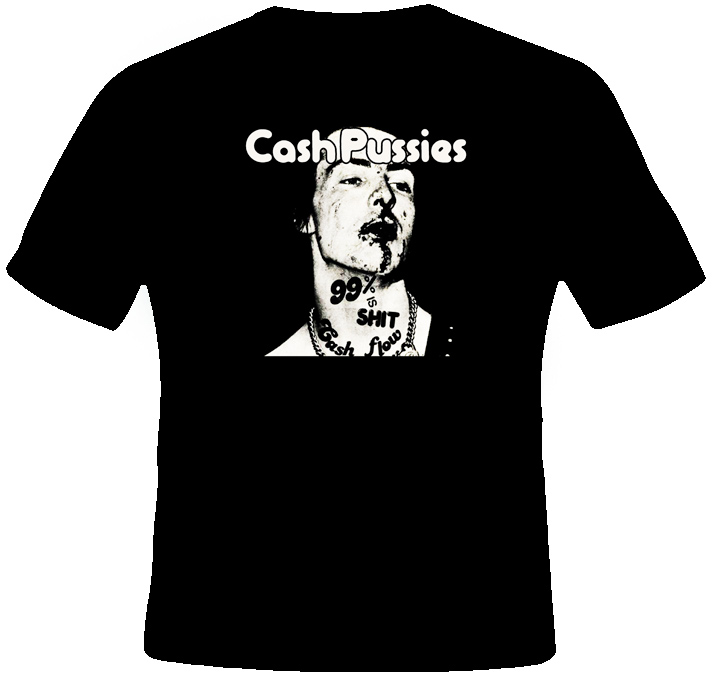 Cash Pussies 1979 Punk Album T Shirt Cash Pussies 1979 Punk Album T Shirt