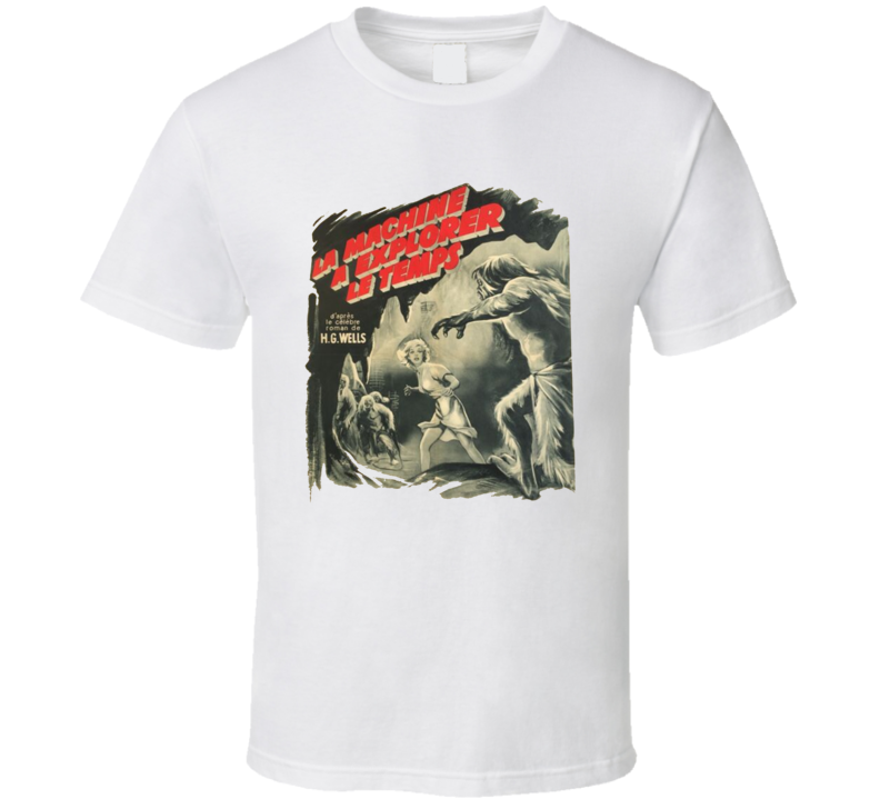 La Machine A Explorer Le Temps 60s Movie T Shirt La Machine A Explorer Le Temps 60s Movie T Shirt
