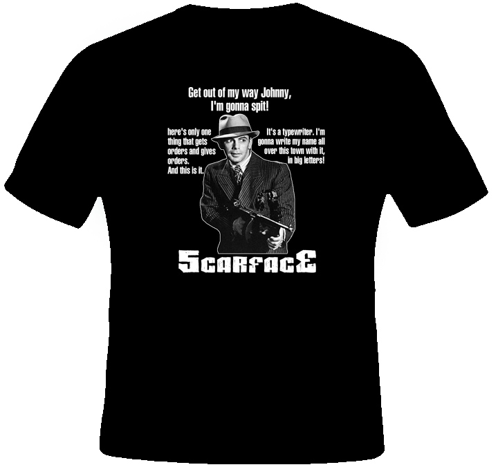Paul Muni Scarface Movie Tony Original T Shirt Paul Muni Scarface Movie Tony Original T Shirt