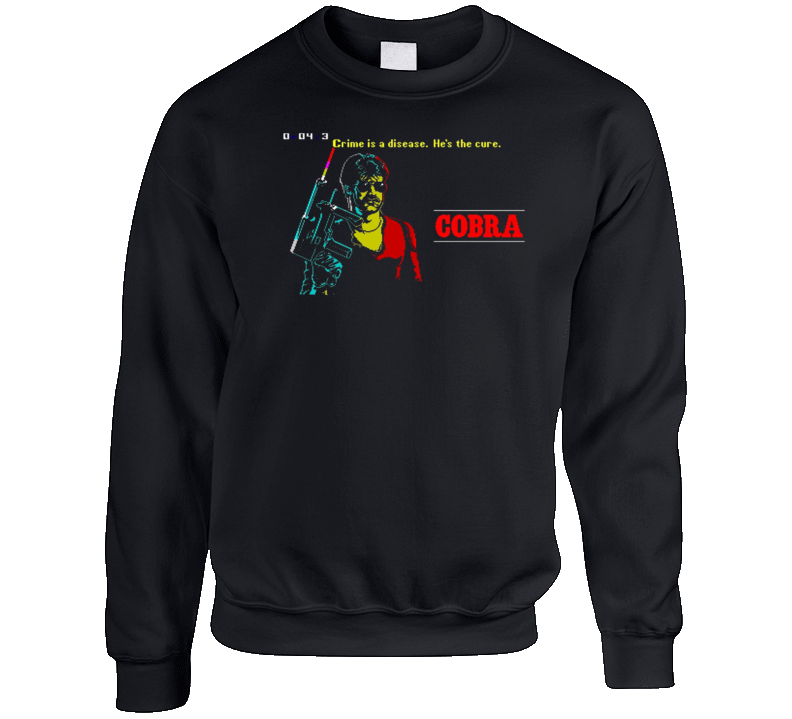 Cobra Video Game Crewneck Sweatshirt Cobra Video Game Crewneck Sweatshirt