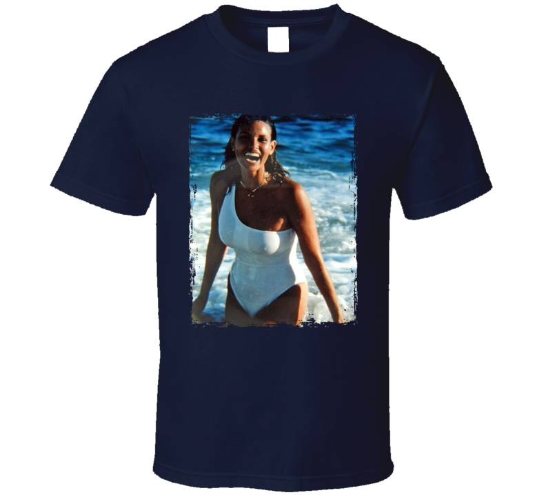 Raquel Welch White Swimsuit T Shirt Raquel Welch White Swimsuit T Shirt